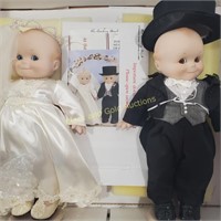 Porcelain Collector Bride & Groom Kewpie Dolls