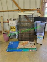 Asst. of Pet Supplies Kennels, Ramps, Feeders, Gat