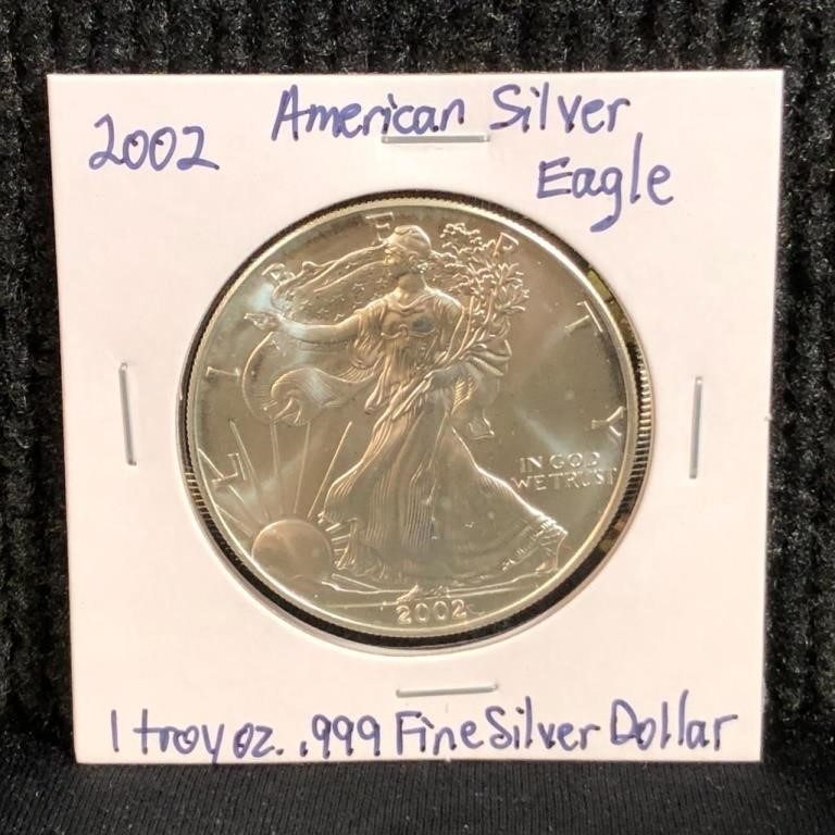 2002 American Eagle Silver Dollar