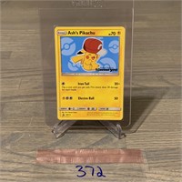 Ash's Pikachu SM113 Pokemon Card