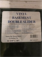 Vinyl basement double slider Windows lot of 3