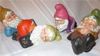 Dwarfs-Sneezy-Bashful-Sleepy-Dopey -Ceramic