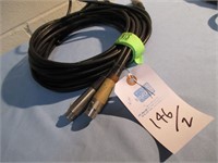 Qty 2 - 4 pin XLR cabels - long -from closed shop