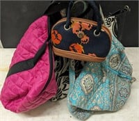 GROUP OF TOTES AND BAGS, ONE VERA