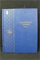 ROOSEVELT DIME COLLECTION - 55 COINS 1946 - 1961