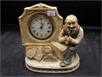 Ceramic Table Top Linden Alarm Clock