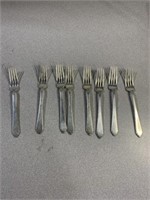Forks, all marked sterling. Approximately 359