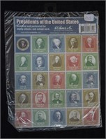 U.S. Presidents Stamp Collection; Mint State