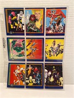 9 X DC Comics Trading Cards