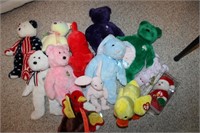 13pc Large TY Beanie Babies