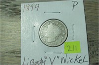 1899 P Liberty V Nickel