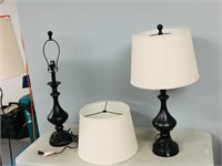 Floor Lamp & 2 table lamps