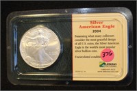 2004 1oz .999 Pure Silver Eagle