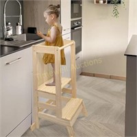 OKSTENCK Kitchen Step Stool and Chalkboard Table