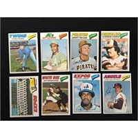 1977 Topps Baseball Near Set Missing 5 Cards