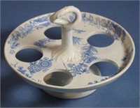 Spode "Chinese flower" egg stand