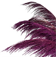 PENEPICO, PURPLE PAMPAS GRASS DECOR, 4 PC- 43.3