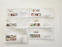 Different Stamps From Australia, Belgium, France,