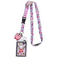 SR2124  Seven Times Six Kirby Pink Hero Lanyard, R