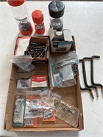 Screws, nails, Viewtainers, misc