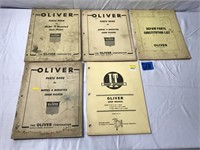 Oliver Repairs Parts Substitution List & More