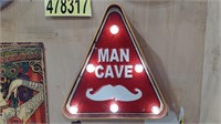 Man Cave Light Up Sign