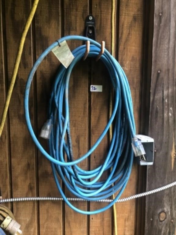 Blue 50' Power Cord