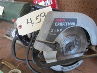 2 1/4 hp, 7 1/4in Craftsman saw