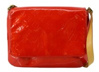 Louis Vuitton Red Vernis Handbag