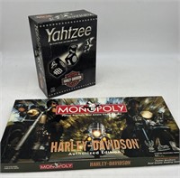 Harley-Davidson Yahtzee & Monopoly Games