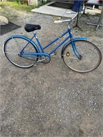 Vintage Sears Blue Ladies Bike