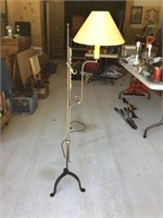 Beautiful Wrought Iron Floor Based Lamp with