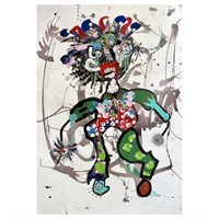 Paul Kostabi, "Getting it Together" Hand Signed Or