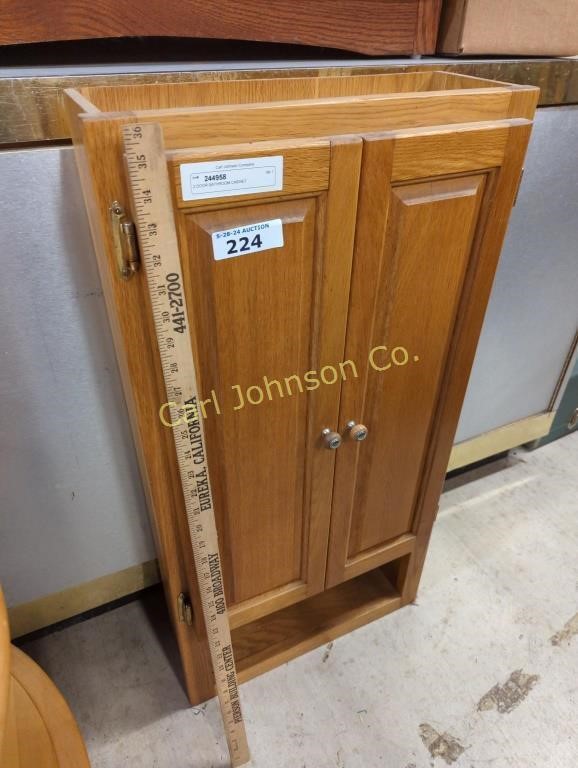 2 DOOR BATHROOM CABINET