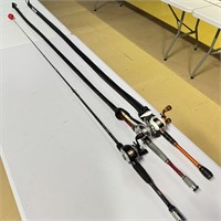 Baitcast Fishing Reel and Rods