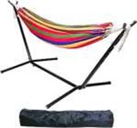 Double Hammock Set With Stand