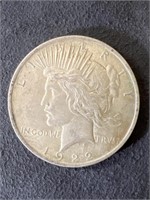 Peace 1922 90% Silver Dollar