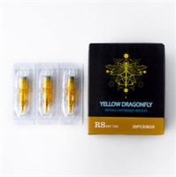 Yellow Dragonfly Tattoo Cartridge Round Shader (RS