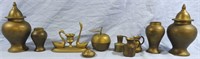 10 VINTAGE SOLID BRASS COLLECTIBLES