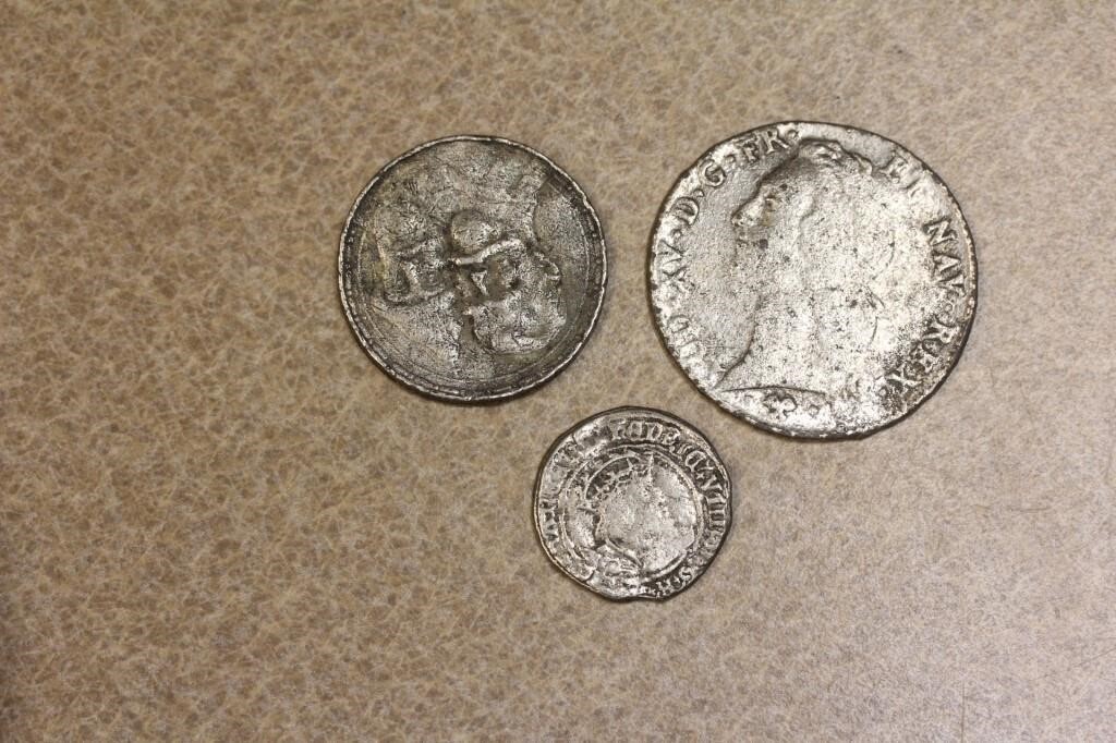 Lot of Three Copies of the Famous Coins