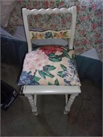 Wooden vanity chair