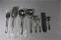 8-Pcs Silver Plated Serving Utensils