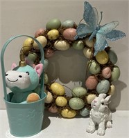 Easter Wreath and Basket