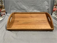 Wooden Serving Tray w/Handles