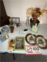 Pictures, flash light, fan, Plant books