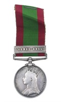 BRITISH QUEEN VICTORIA AFGHANISTAN SILVER MEDAL