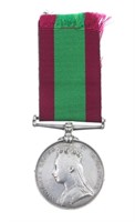 BRITISH QUEEN VICTORIA AFGHANISTAN SILVER MEDAL