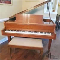 Wm. Knabe & Co. Baby Grand Piano and Stool
