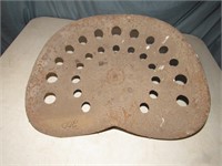 TIN TRACTOR IMPLEMENT SEAT