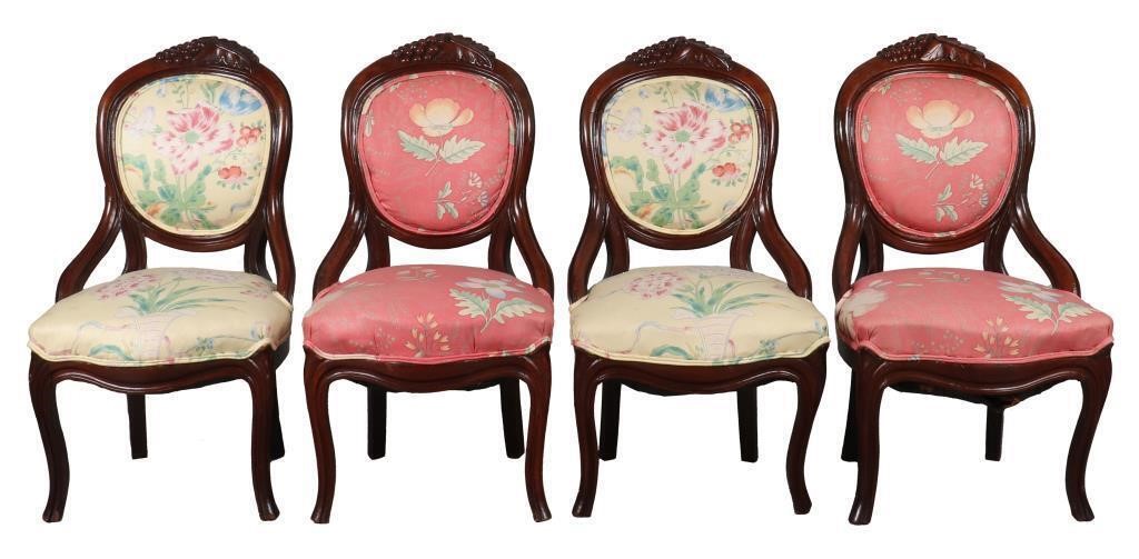 American Victorian Wooden Chairs, 4